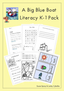 A Big Blue Boat Literacy K-1 Pack