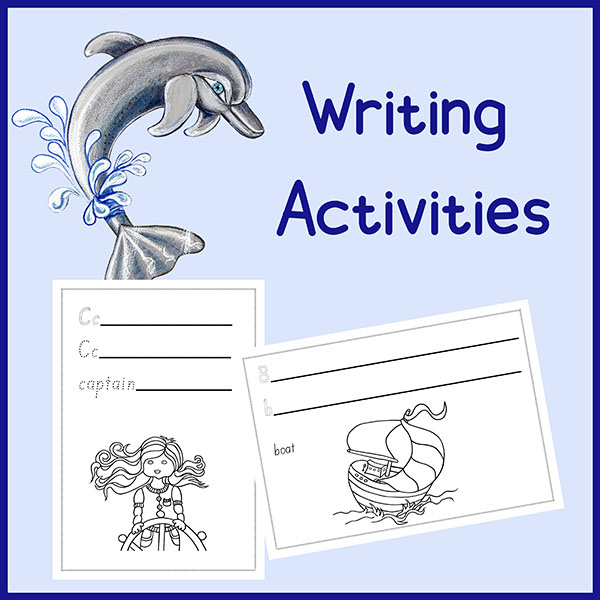 writing fun trace, write and colour writing activities fun for kids fun for children learn phonics