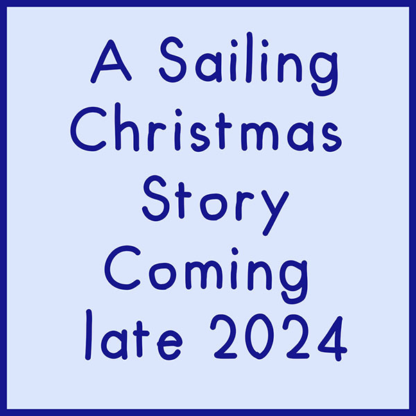 A big blue boat sailing chritsmas story