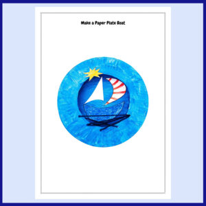Make a Paper Plate Boat
